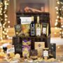 Fireside Feast Wicker Basket Hamper, thumbnail 1 of 5
