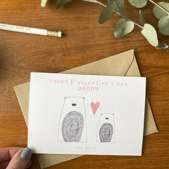 Happy 1st Valentine's Day As My Daddy Card, 4 of 5