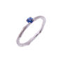 Ceylon Sapphire Ring In Silver, thumbnail 3 of 4
