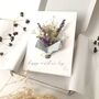 Mothers Day Everlasting Dried Flower Bouquet Card, thumbnail 5 of 8