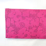 Vibrant Pink Silk Sari Purse, Fair Trade Clutch Bag, Ethically Handmade, thumbnail 4 of 6