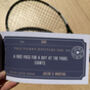 Padel Or Tennis Lovers Personalised Father's Day Gift, thumbnail 7 of 9