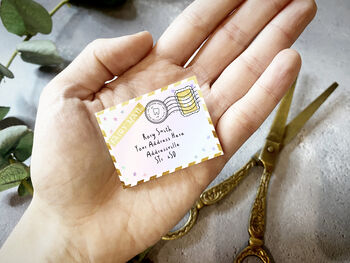 Personalised Mini Tooth Fairy Letter Gold Print At Home, 2 of 5