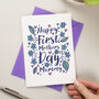 Happy First Mothers Day Mummy Card, thumbnail 1 of 3