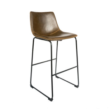 Dexter Chesnut Brown Set Of Kitchen Two Bar Stools, 4 of 12