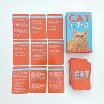 100 Cat I.Q. Test Cards, 2 of 2