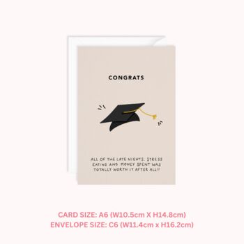 Congrats Graduation Card, 3 of 3