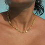 Parisa Colourful Gemstone Chain Necklace, thumbnail 1 of 11
