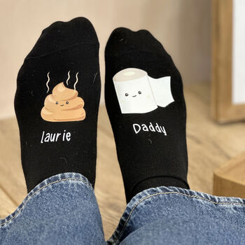 Personalised Poo Gift Socks, 2 of 4