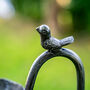 Forged Iron Bird Feeder Stake, thumbnail 3 of 3