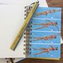 'How To Swim And Dive' Upcycled Notebook, thumbnail 4 of 6