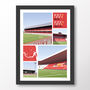 Sunderland Views Roker Park And Stadium Of Light Poster, thumbnail 7 of 7