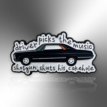 Small Driver Picks The Music Enamel Lapel Pin Badge, Birthday, Christmas Gift For Men And Teenagers, 3 of 8