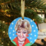 Jessica Fletcher Christmas Tree Decoration – Murder She Wrote Bauble, thumbnail 1 of 6