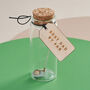 Golf Personalised Message Bottle Token Gift, thumbnail 1 of 2