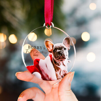 Puppy Dog's 1st Christmas Personalised Bauble, 6 of 10