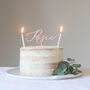 Personalised Name Birthday Cake Topper, thumbnail 2 of 5