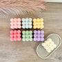 Pastel Bubble Cube Soy Candle Decorative Colourful Gift, thumbnail 5 of 6