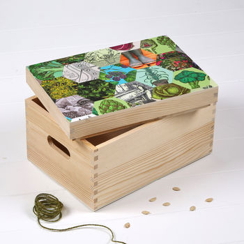 Personalised Gardeners' Seed Storage Box, 2 of 5
