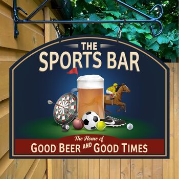 Sports Bar Man Cave Pub Sign, 5 of 12