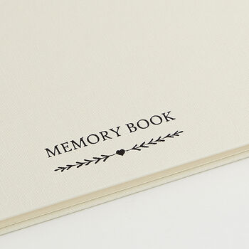 A4 Ivory Memory Book With 'Memories Last Forever' Pen, 5 of 7