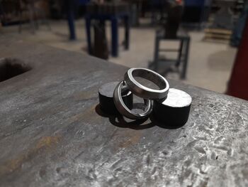 Make Two Hand Forged Wedding Rings At Oldfield Forge, 2 of 12