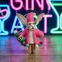 Handmade Felt Christmas Party Animal Hanging Hare Decor, thumbnail 1 of 3