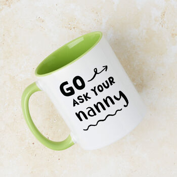 Go Ask Your Grandma And Go Ask Your Grandad Mug Set, 4 of 8