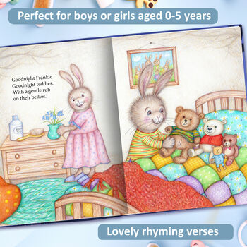 Personalised Goodnight Sweet Dreams Bedtime Story Book, 6 of 12