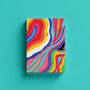 Personalised Custom Name Rainbow Swirl A5 Notebook, thumbnail 2 of 5