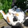 Two Cup Teapot In Hubble Bubble Witches Design, thumbnail 2 of 6