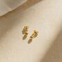 Gold Nugget Studs, thumbnail 3 of 6