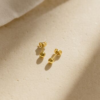 Gold Nugget Studs, 3 of 6