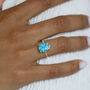 Sterling Silver Turquoise Ring, thumbnail 1 of 9