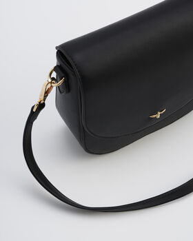 Beth Saddle Crossbody In Black, 9 of 9