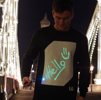 Unisex Interactive Glow In The Dark Sweatshirt, 2 of 4