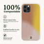 Brown Aura Gradient Eco Phone Case, thumbnail 3 of 5