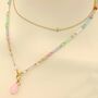 Amelia Gold Plated Choker Necklace, thumbnail 4 of 6