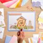 Gardener's World Card Making Kit | Garden Shed Watering Can Bird House, thumbnail 6 of 7
