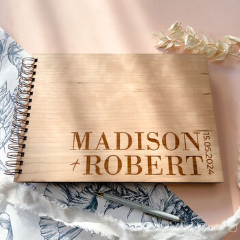 Modern Wooden Guestbook Alternative, 5 of 9