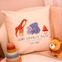 Personalised Baby Animal Cushion Gift For Newborn, thumbnail 3 of 4