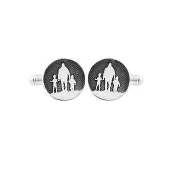 Personalised Father And Child Cufflinks, 5 of 7