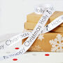 Kid's Christmas 25mm Personalised Printed Ribbon, thumbnail 2 of 9