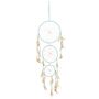 Light Blue Triple Dreamcatcher With Feathers, thumbnail 1 of 2