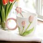 3D Tulip Cup And Spoon Gift Set, thumbnail 5 of 5