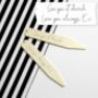 Personalised Handwriting Collar Stiffeners, thumbnail 1 of 4