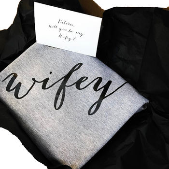 Personalised Wifey Slouch Jumper, 10 of 11