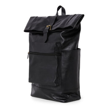 Large Leather Travel Backpack, 5 of 12