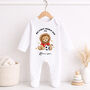 Personalised Lion First World Cup Baby Outfit, thumbnail 2 of 9