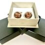 Steel And Copper Cufflinks, thumbnail 4 of 4